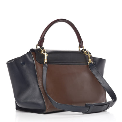 Celine Smooth Calfskin Medium Tri-Color Trapeze 3 of 17