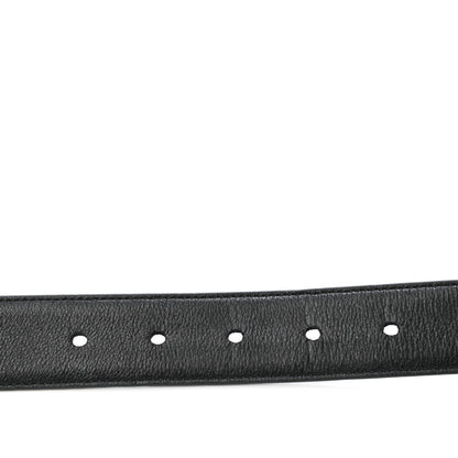 Saint Laurent Monogram Square Buckle Belt 85 34 Black 3 of 4