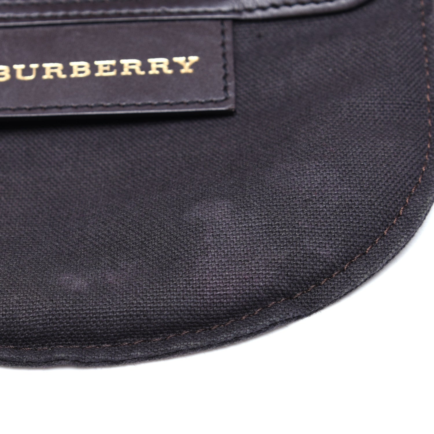 Burberry Haymarket Check Small Chester Bowling Bag Chocolate 14 of 14