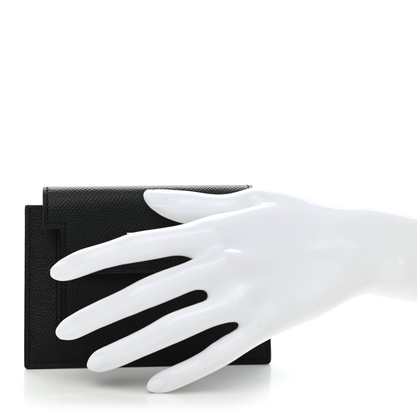 Epsom Kelly Pocket Compact Wallet Black