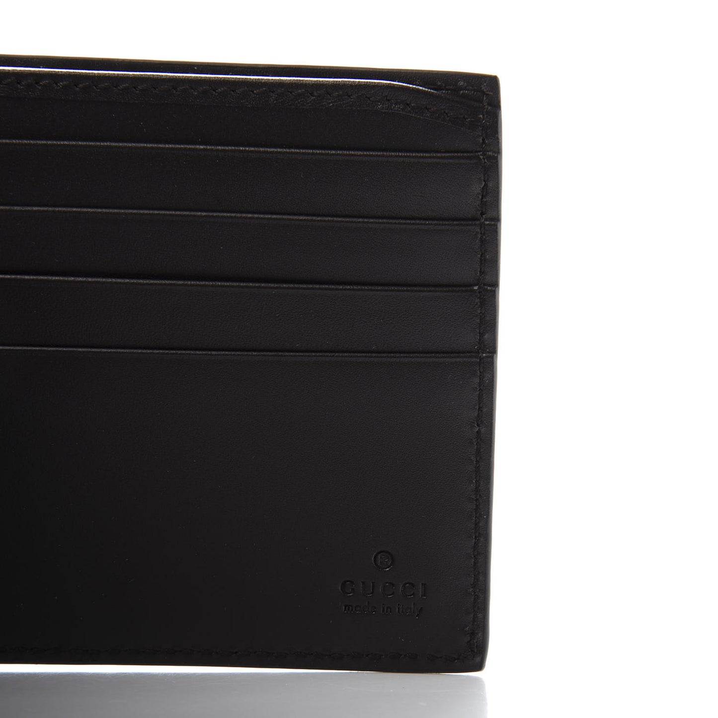 Guccissima Signature Dorian Bi-Fold Wallet Cocoa