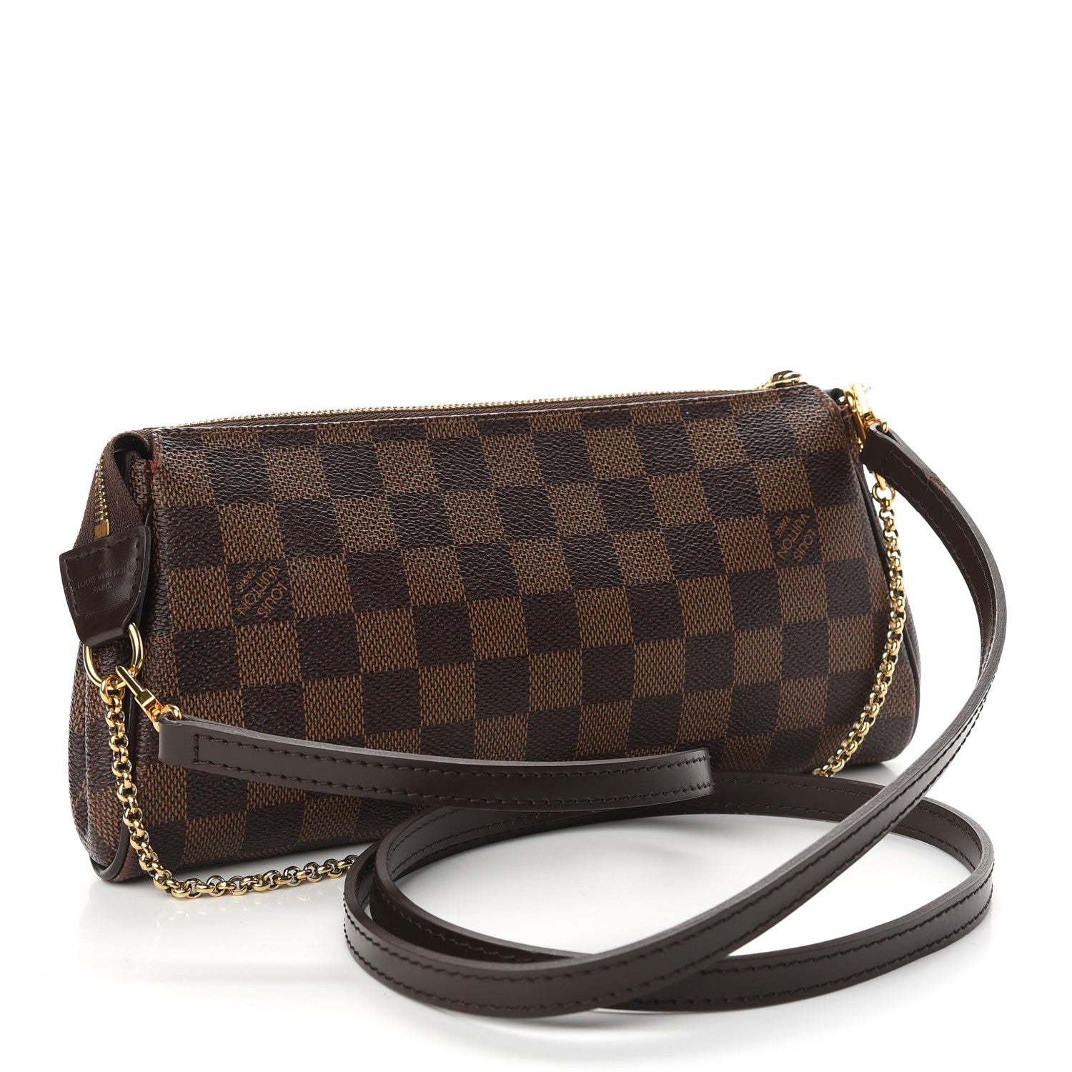 Louis Vuitton Damier Ebene Eva Clutch 3 of 10