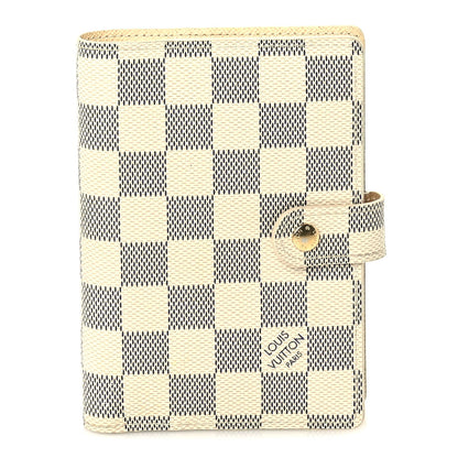 Louis Vuitton Damier Azur Small Ring Agenda Cover 1 of 8
