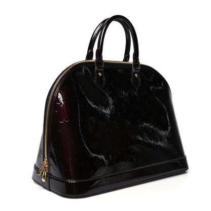 Louis Vuitton Vernis Alma GM Amarante 3 of 13