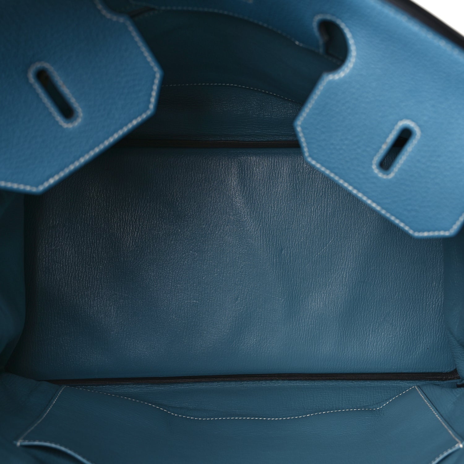 Hermes Togo Birkin 40 Blue Jean 4 of 9