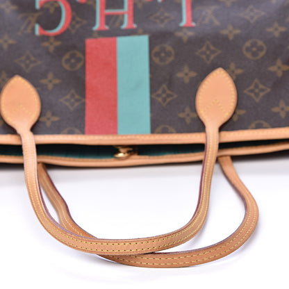 Louis Vuitton Monogram My LV Heritage Neverfull GM Vert Clair Rouge 8 of 16