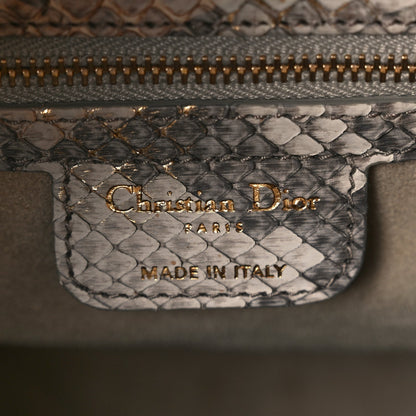 Christian Dior Snakeskin Large Lady Dior Beige 5 of 8