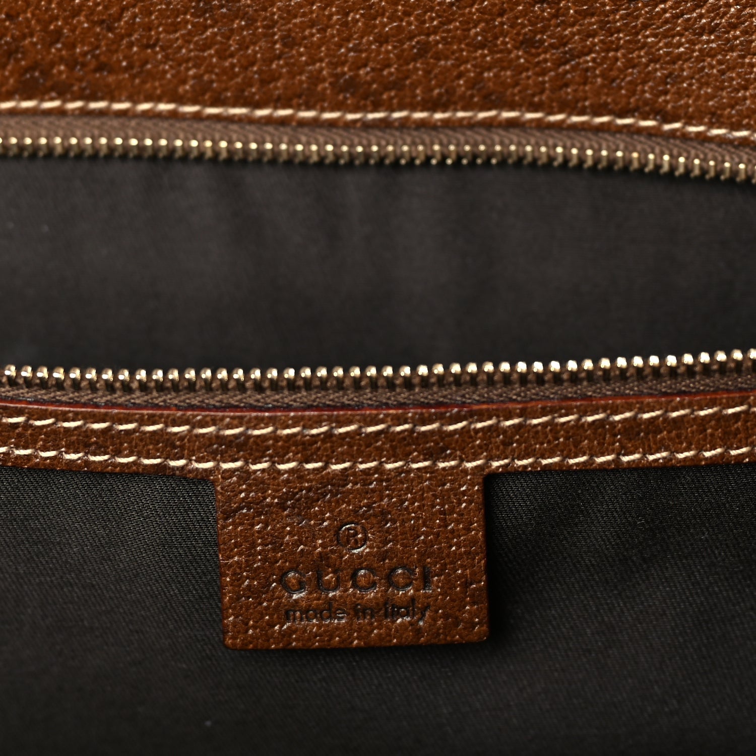 Gucci Suede Bamboo Horsebit Large Flap Bag Brown 5 of 8