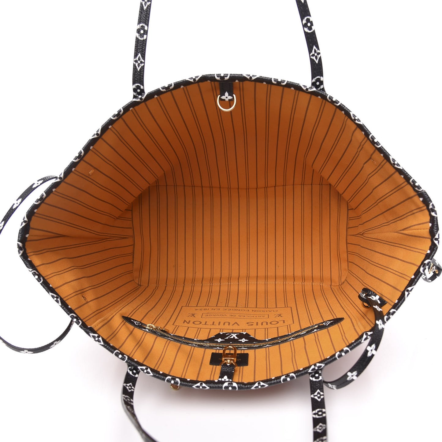 Monogram Giant Jungle Neverfull MM Black