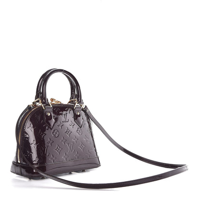 Louis Vuitton Vernis Alma BB Amarante 3 of 8