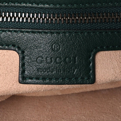 Gucci Softy Wonka Textured Dollar Calfskin Small Diana Round Tote Bag Green 5 of 8