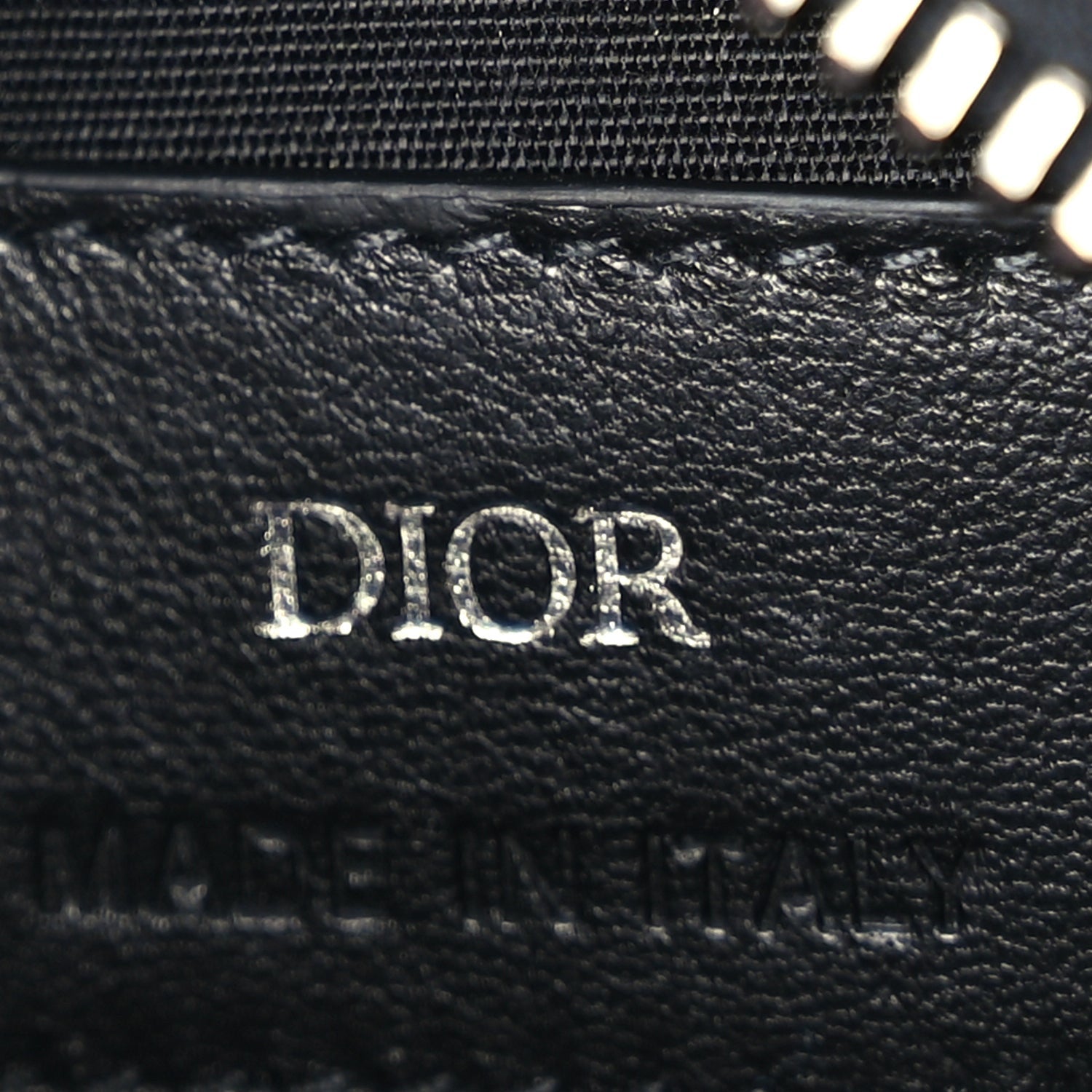 Christian Dior Oblique D-Touch Nano Horizontal Pouch Blue 6 of 9