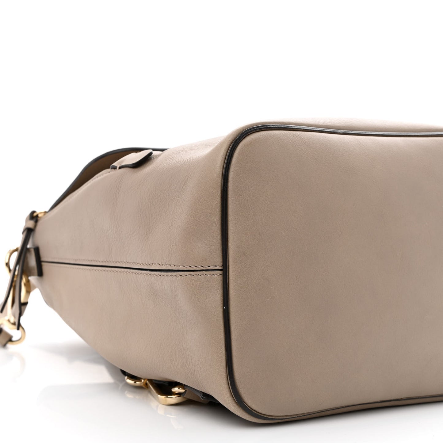Suede Calfskin Medium Faye Backpack Motty Grey