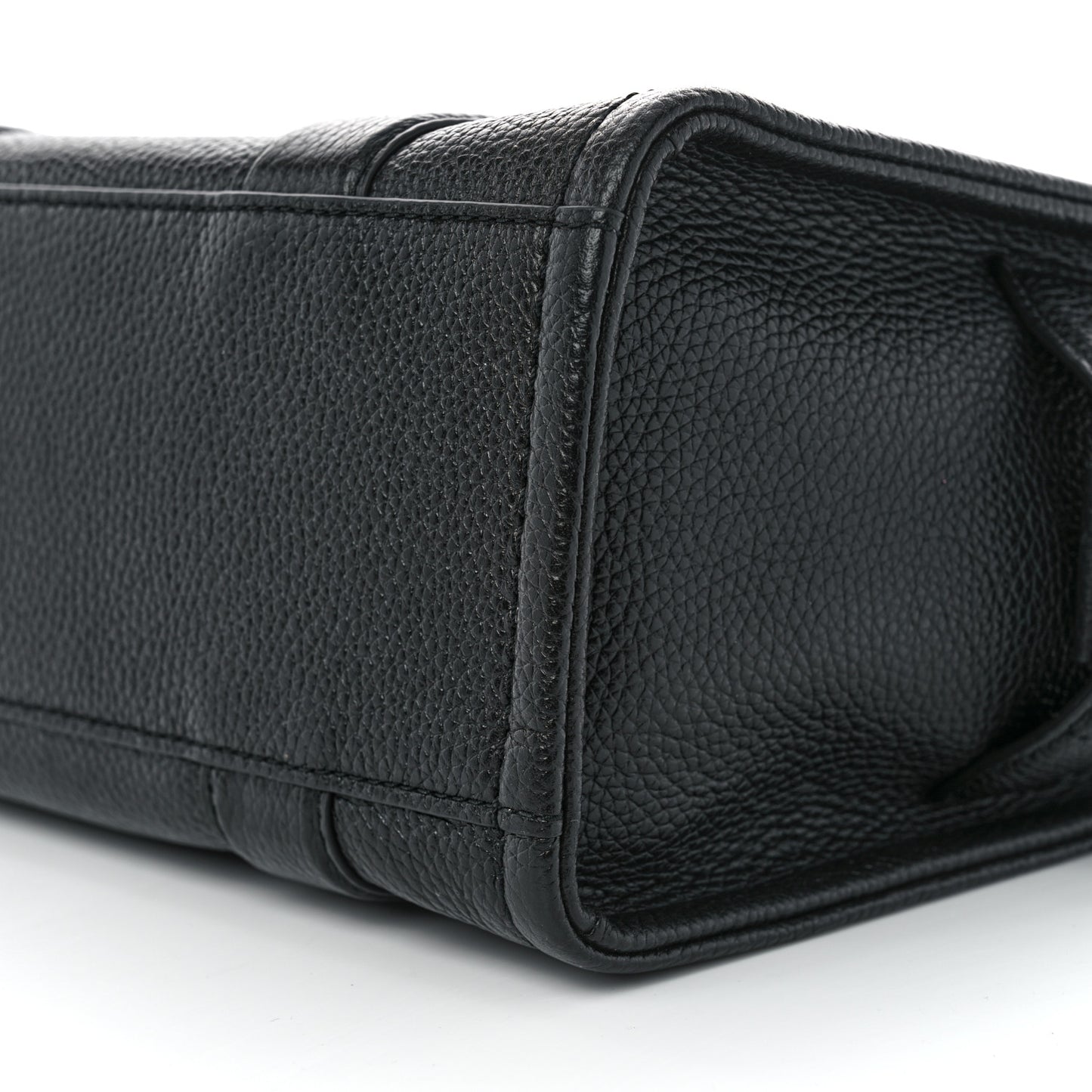 Grained Calfskin Small The Tote Bag Black