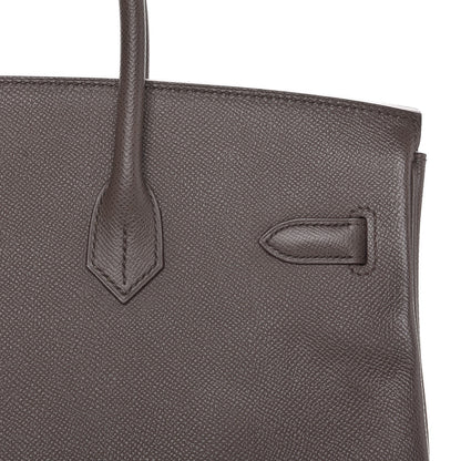 Hermes Epsom Birkin 35 Etain 12 of 33