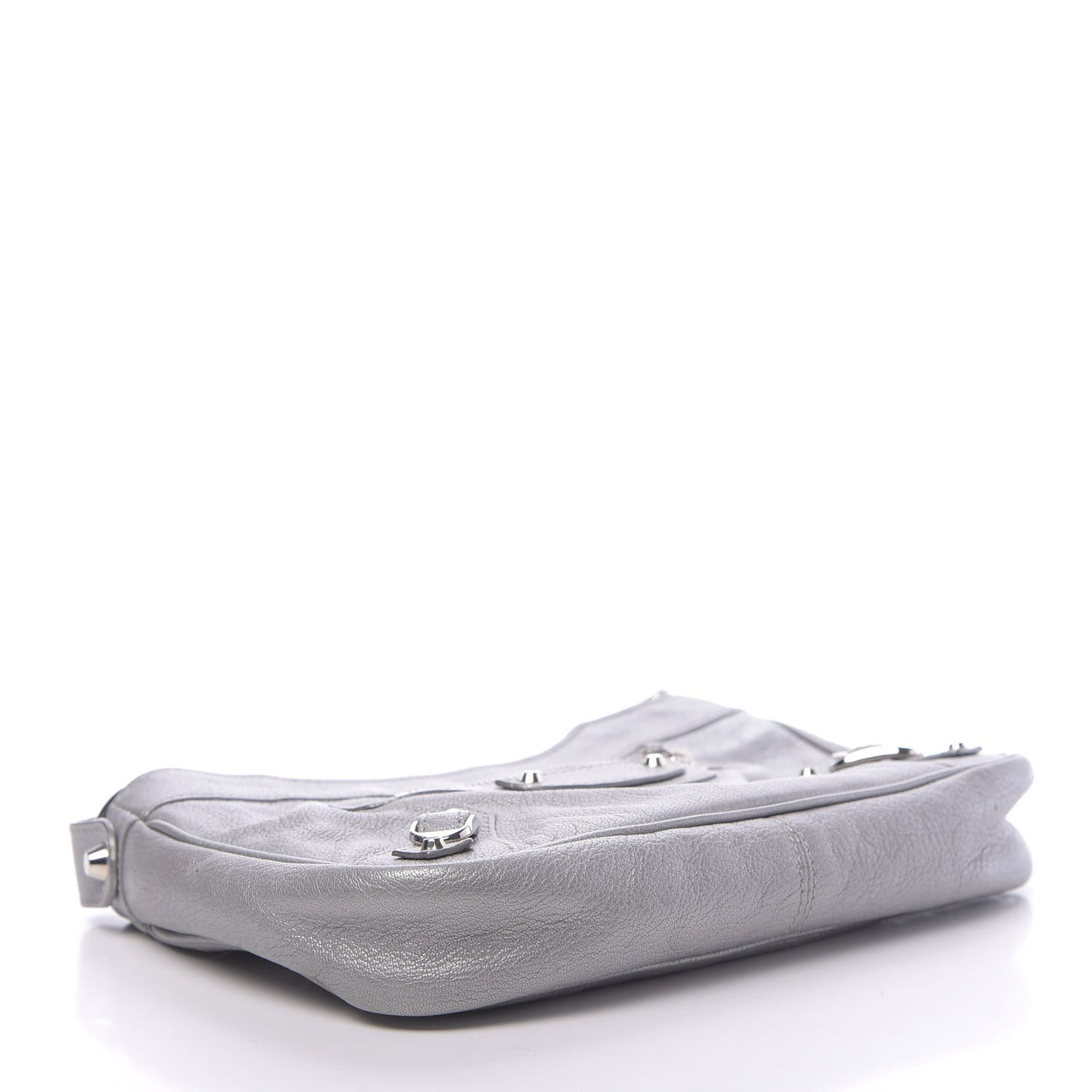 Chevre Classic Silver Hardware Hip Grey