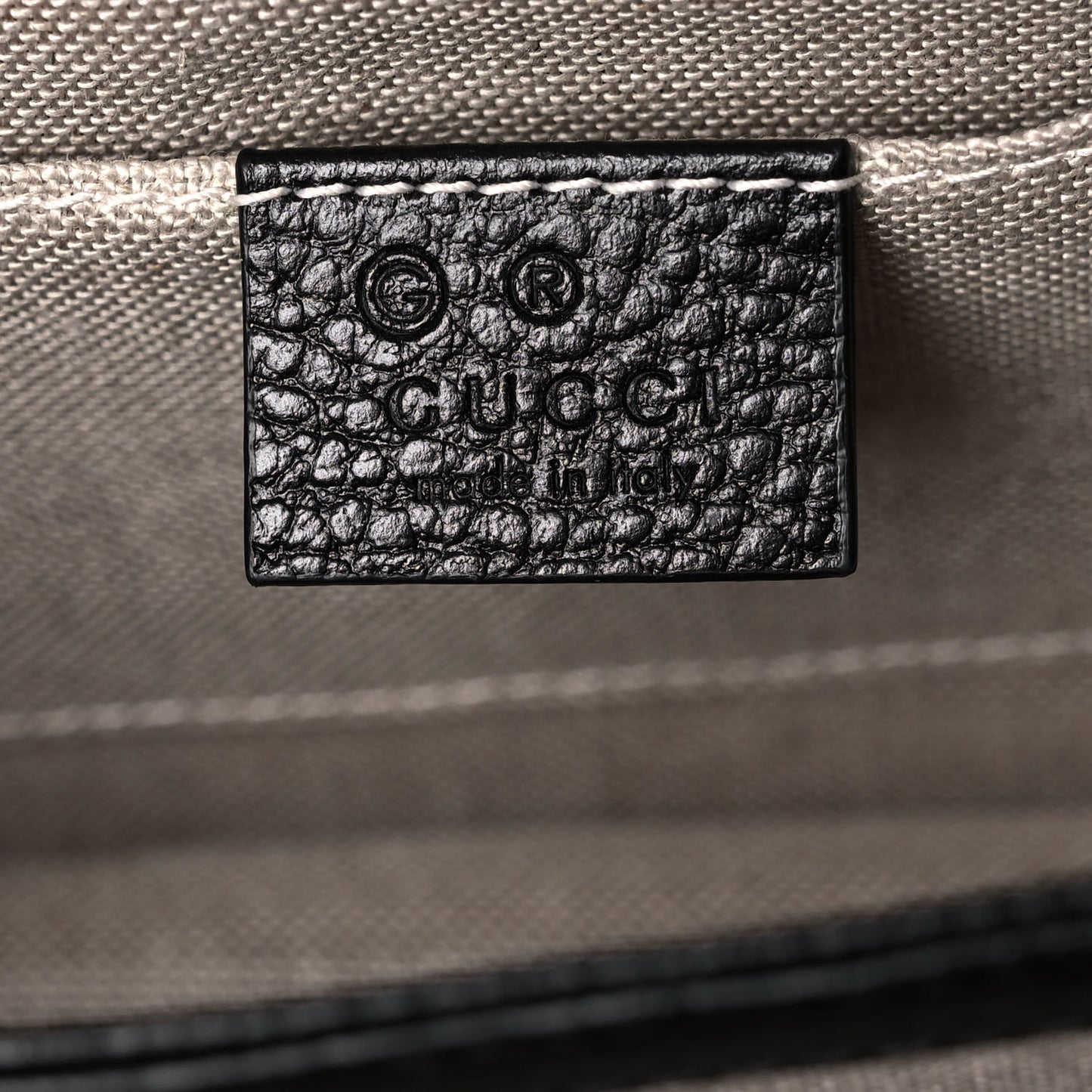 Dollar Calfskin Small Interlocking G Shoulder Bag Black