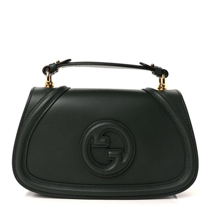 Gucci Roxy Calfskin Medium Blondie Top Handle Bag Green 1 of 8