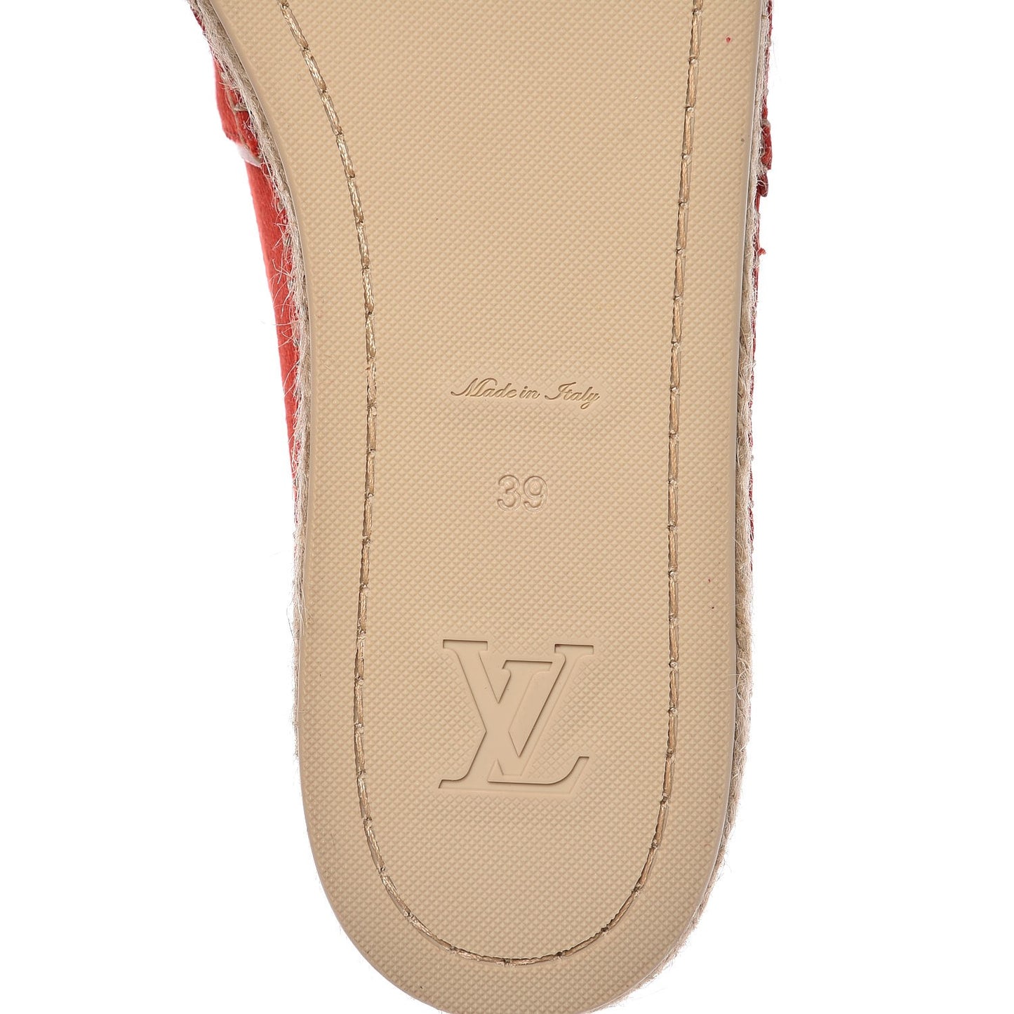 Canvas Waterfall Espadrille 39 Rouge