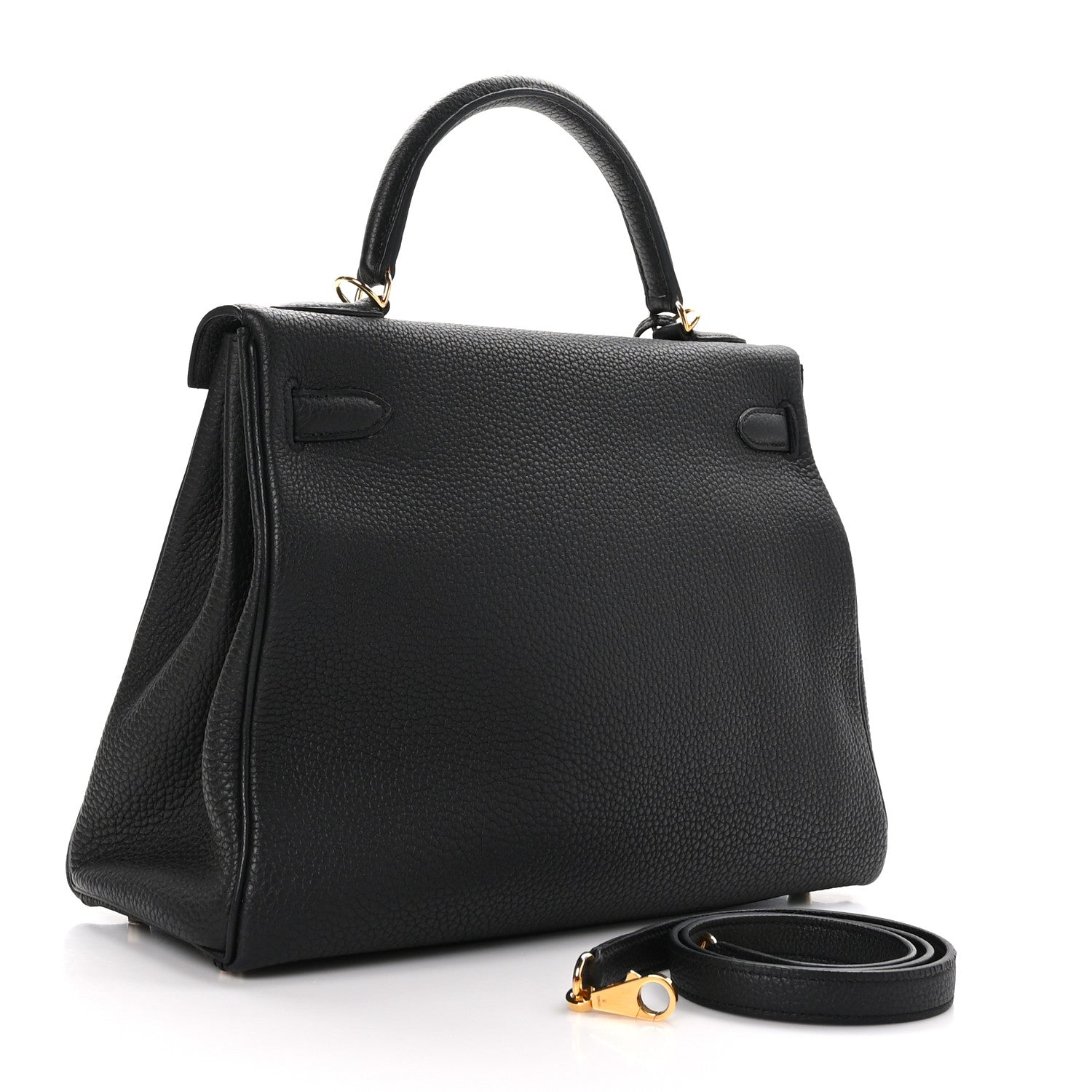 Hermes Togo Kelly Retourne 32 Black 3 of 14