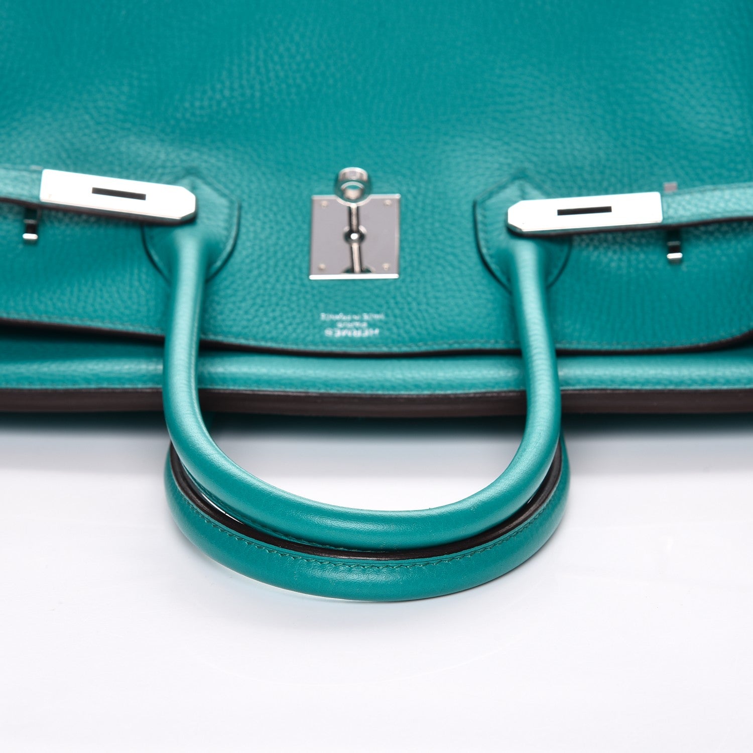Hermes Taurillon Clemence Birkin 35 Bleu Paon 5 of 23