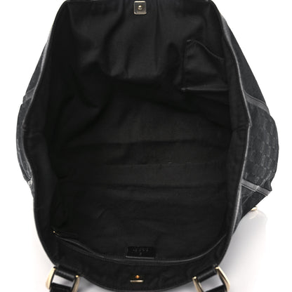 Gucci Monogram Large Abbey Tote Black 5 of 14