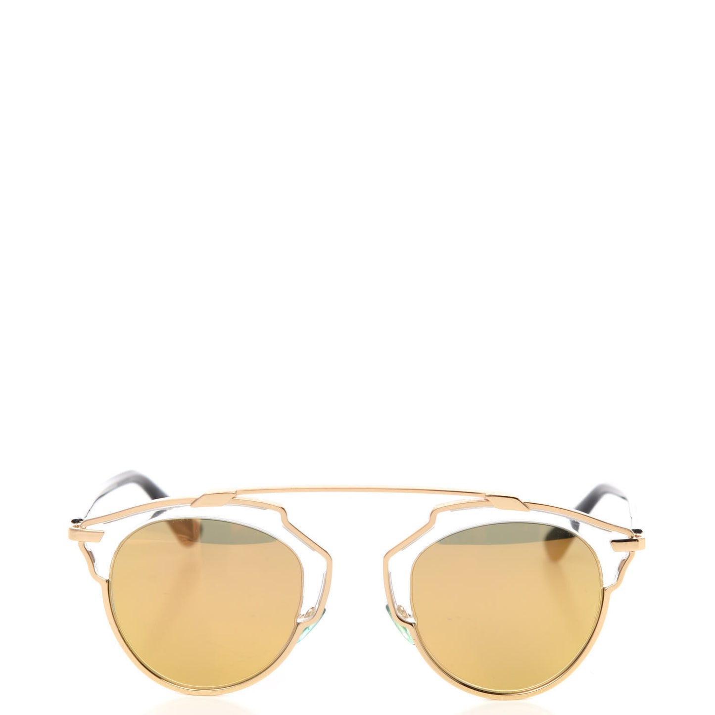 Mirrored So Real Sunglasses Gold