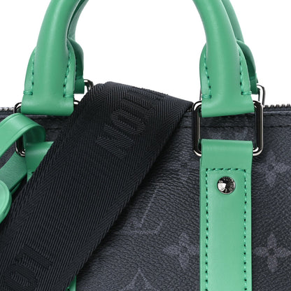 Louis Vuitton Monogram Eclipse Keepall Bandouliere 25 Minty Green Minty Green 6 of 7