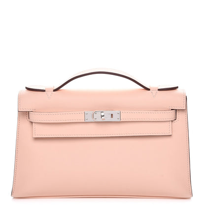 Hermes Swift Kelly Pochette Clutch Rose Eglantine 1 of 23