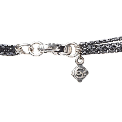 David Yurman Sterling Silver Diamond Freshwater Pearl Midnight Tassel Necklace 7 of 7
