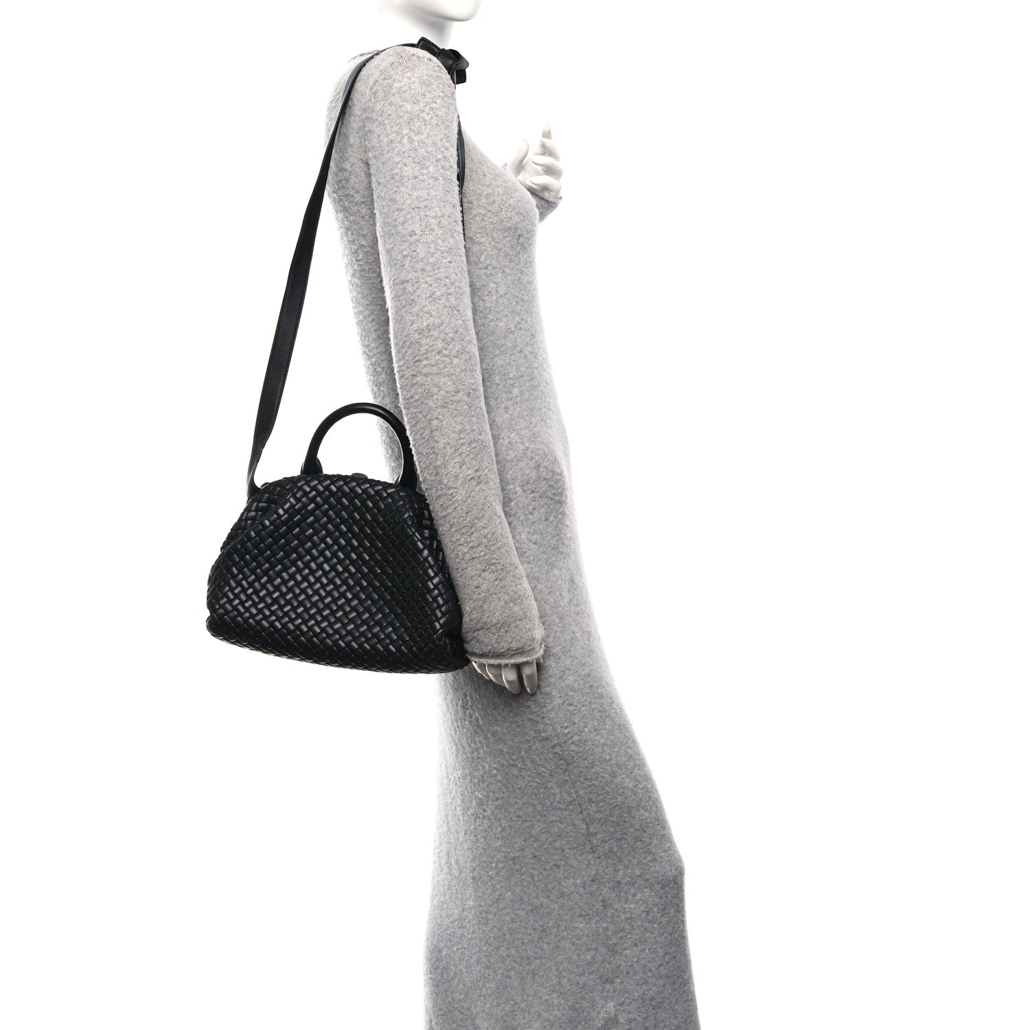 Bottega Veneta Nappa Intrecciato Small Padded The Handle Black 2 of 9