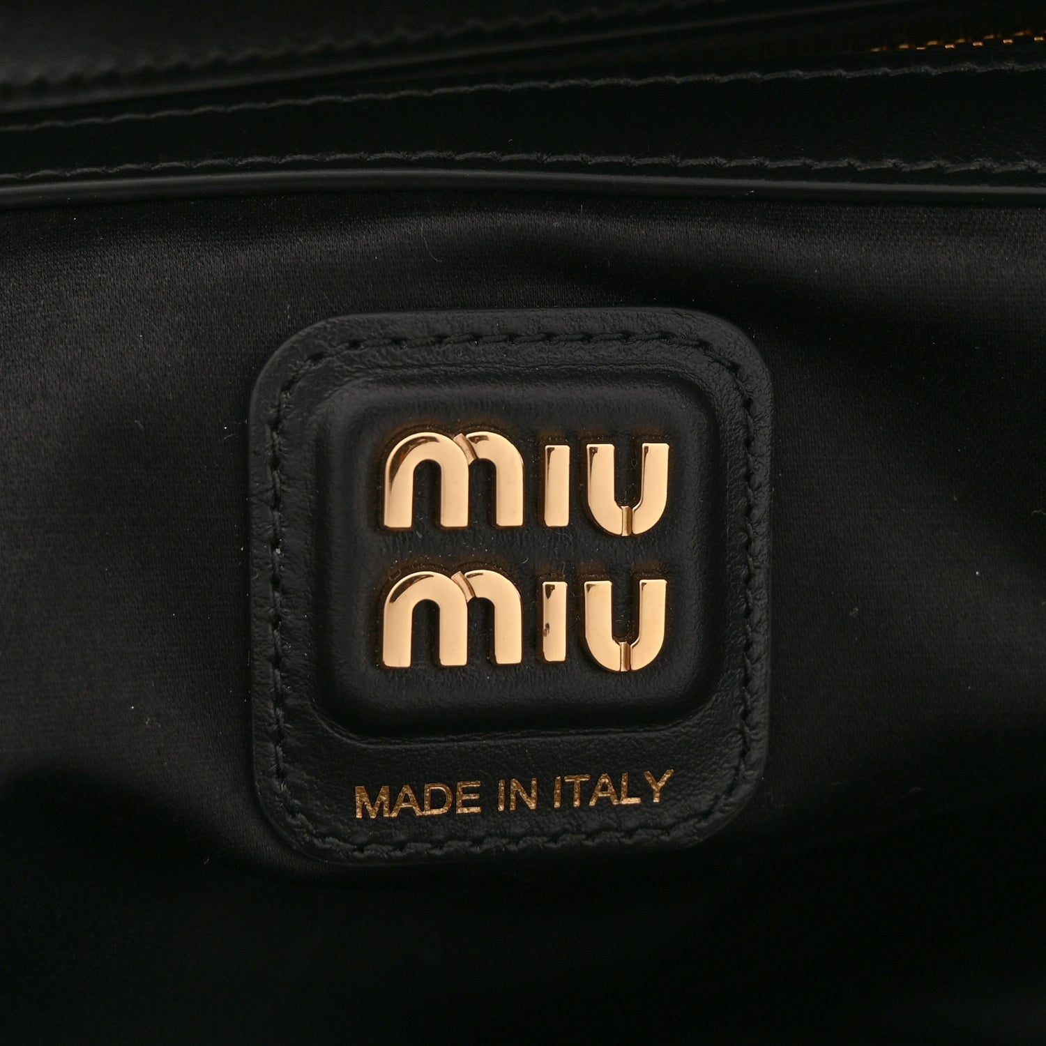 Miu Miu Soft Calf Softy Large Beau Top Handle Bag Black 5 of 8