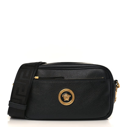 Versace Grained Calfskin Medusa Belt Bag Black 1 of 7