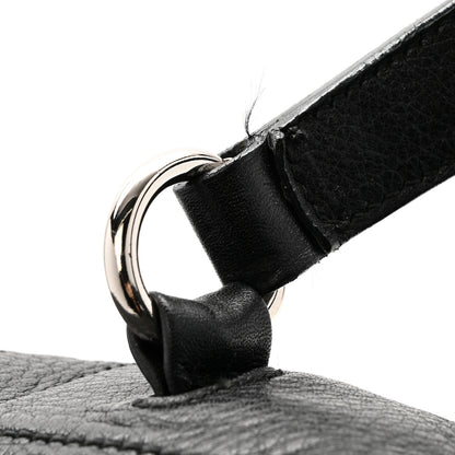 Saint Laurent Calfskin Canvas Large Muse Two Black 11 of 16