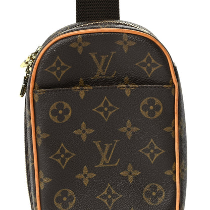 Louis Vuitton Monogram Pochette Gange Brown 6 of 8