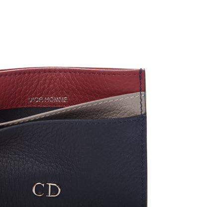 Christian Dior Homme Card Holder Blue Red 6 of 8