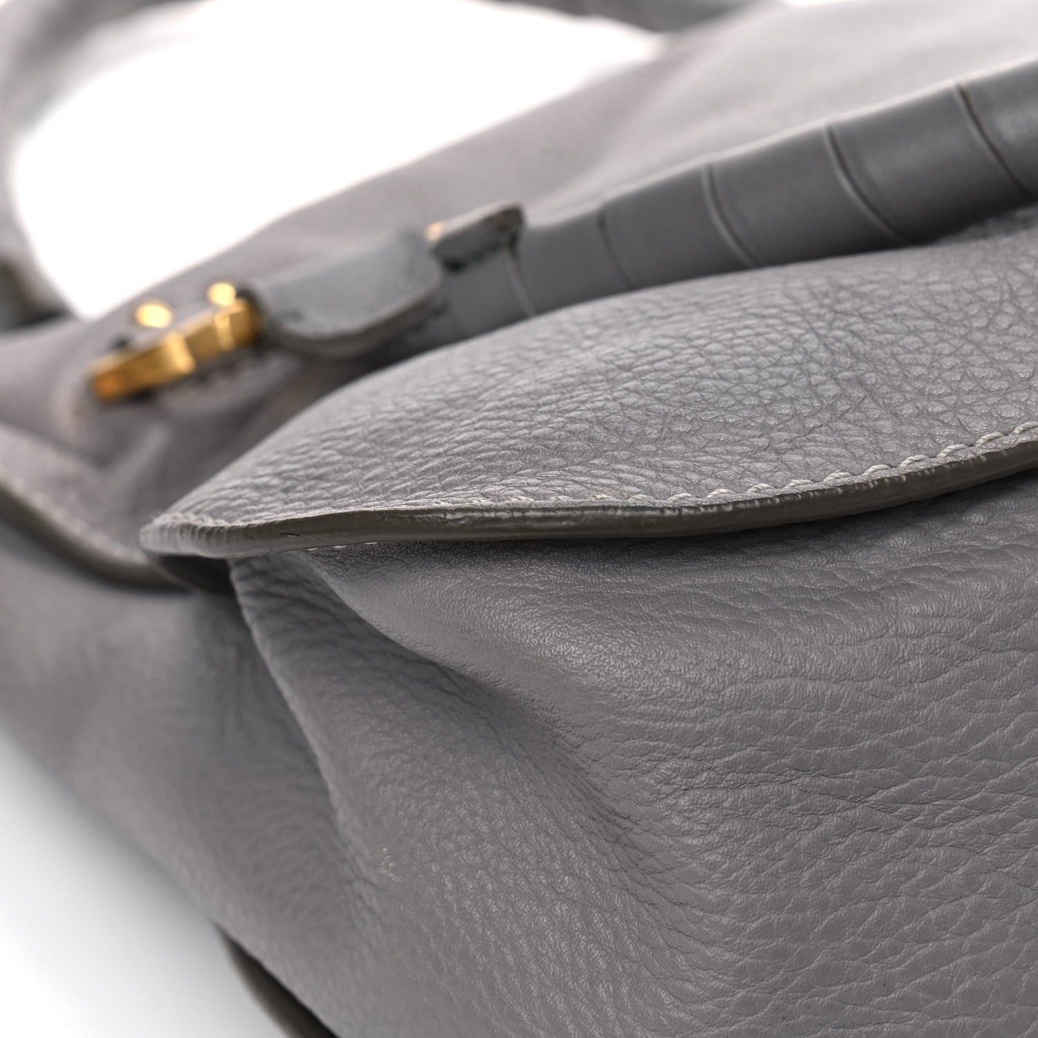 Chloe Calfskin Medium Marcie Satchel Cashmere Grey 7 of 10