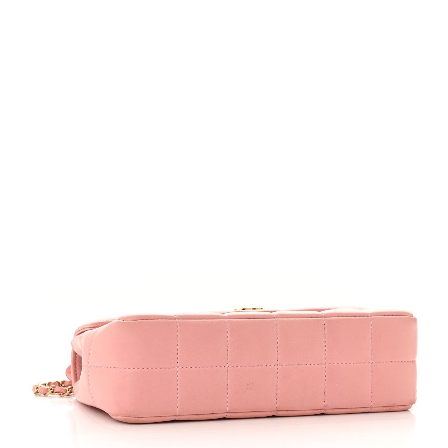 Chanel Lambskin Quilted Mini Chocolate Bar Camellia Flap Pink 4 of 7