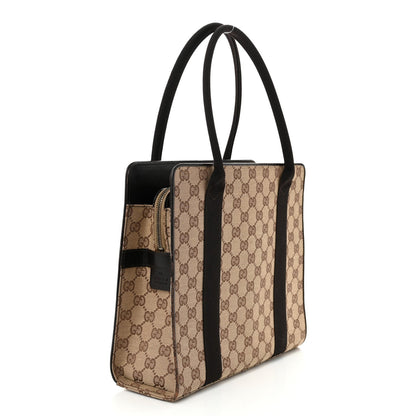 Gucci GG Monogram Tote Dark Brown 3 of 7