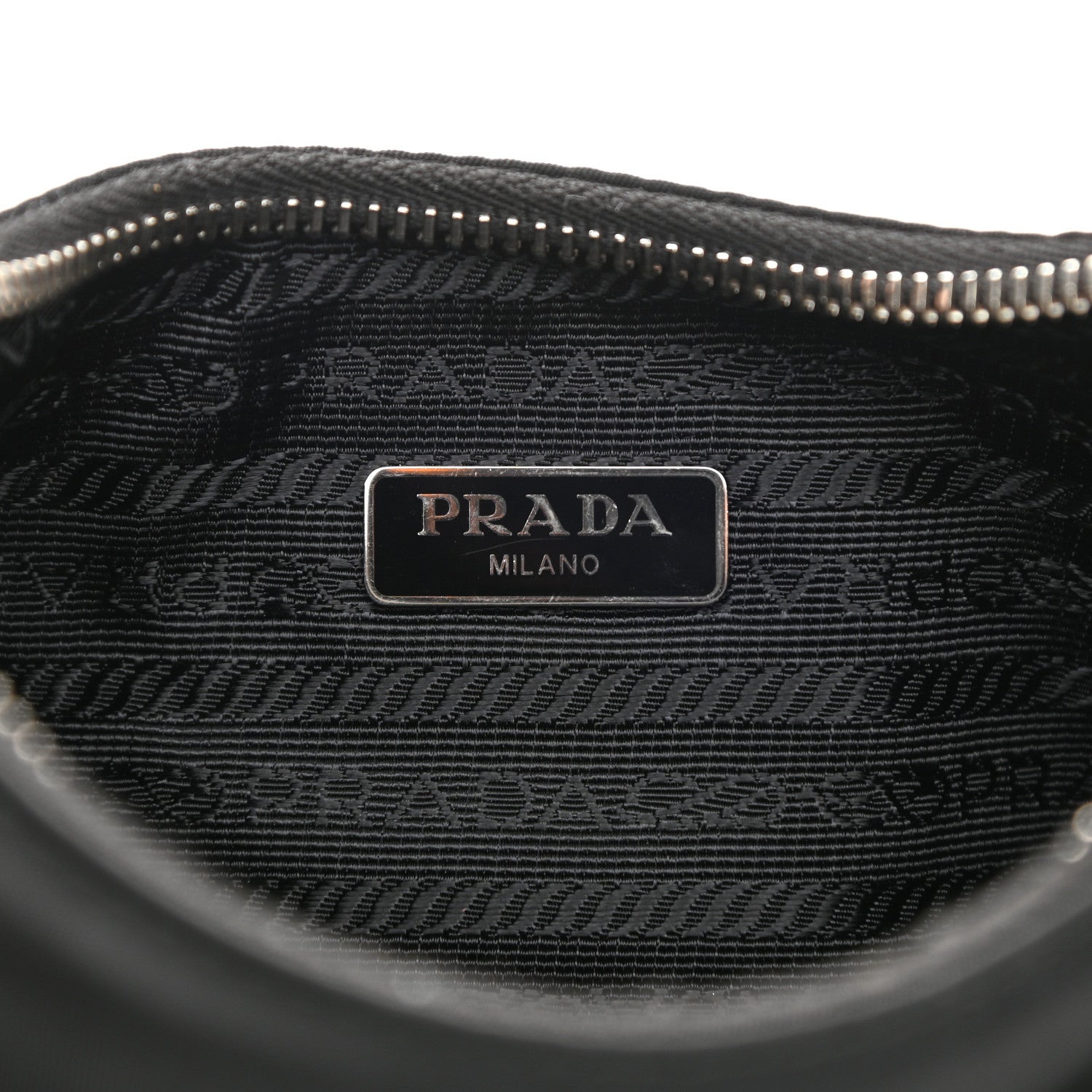 Prada Nylon Re-Edition 2005 Shoulder Bag Black 6 of 10