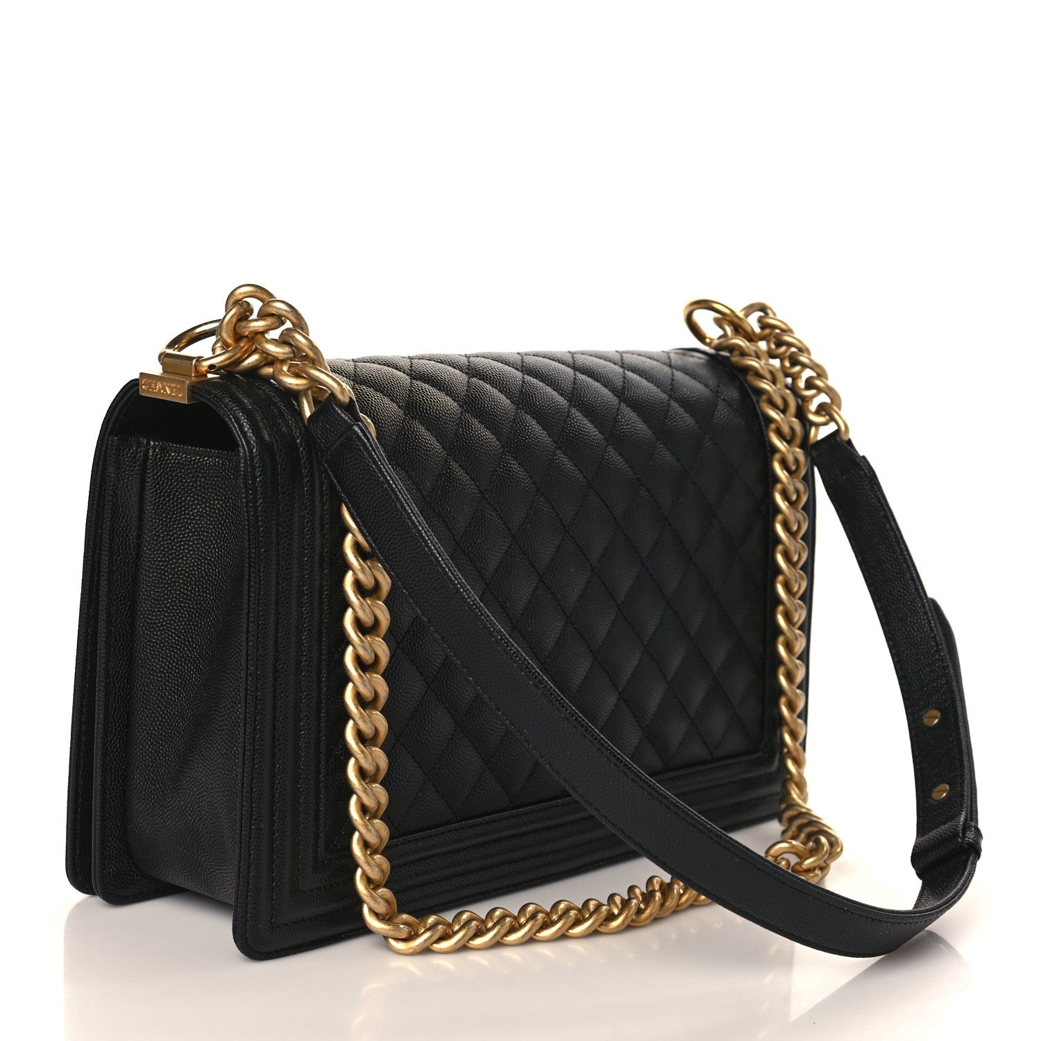 Chanel Caviar Quilted New Medium Boy Flap Black 3 of 9