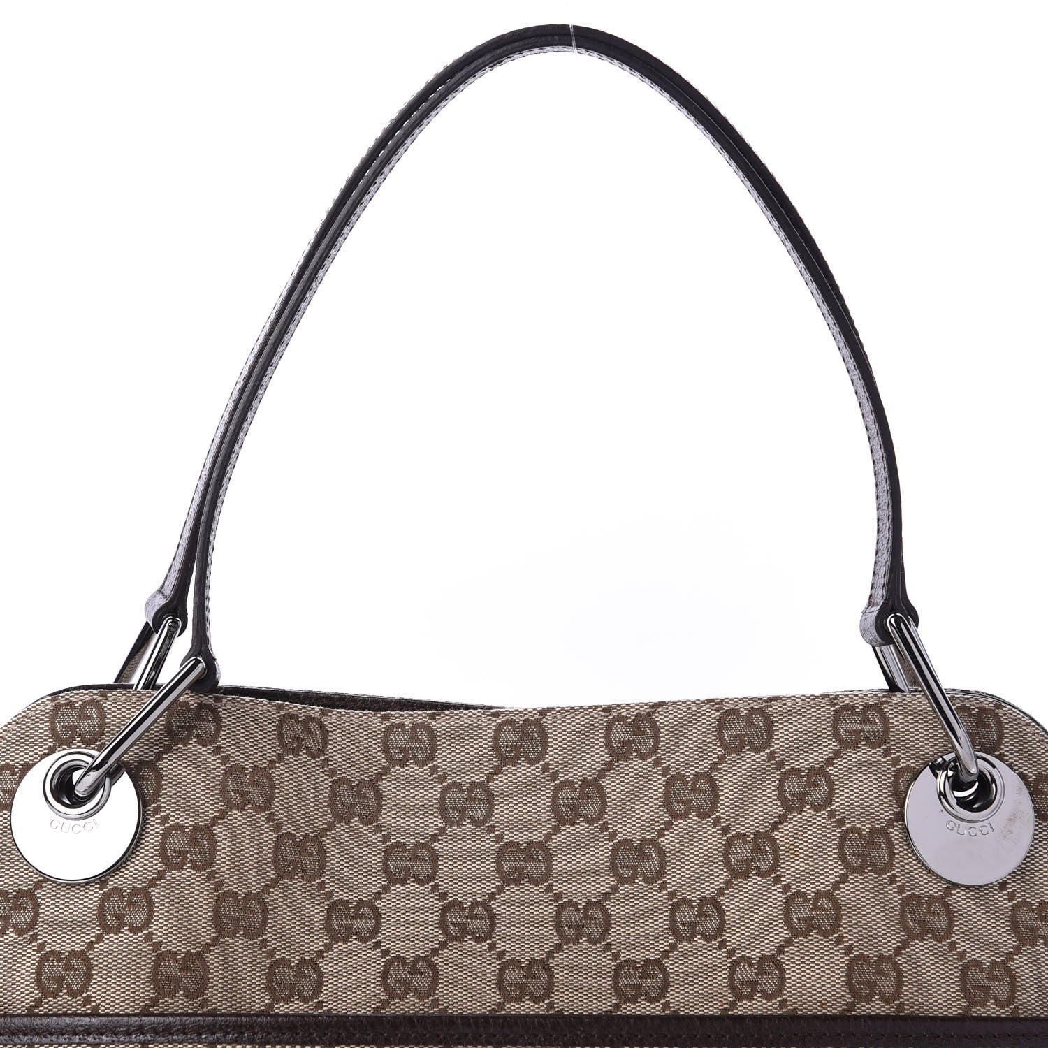 Gucci Monogram Medium Eclipse Shoulder Bag Dark Brown 10 of 10
