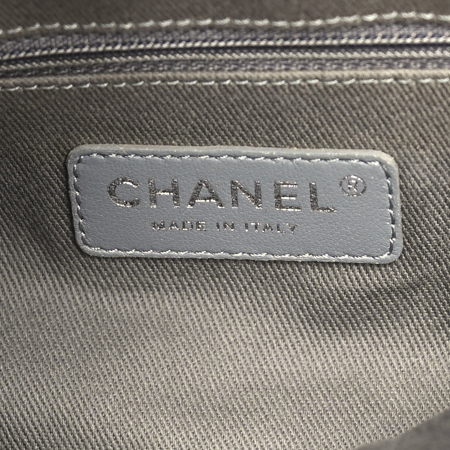 Chanel Canvas Large Graffiti Tote  Grey 6 of 9
