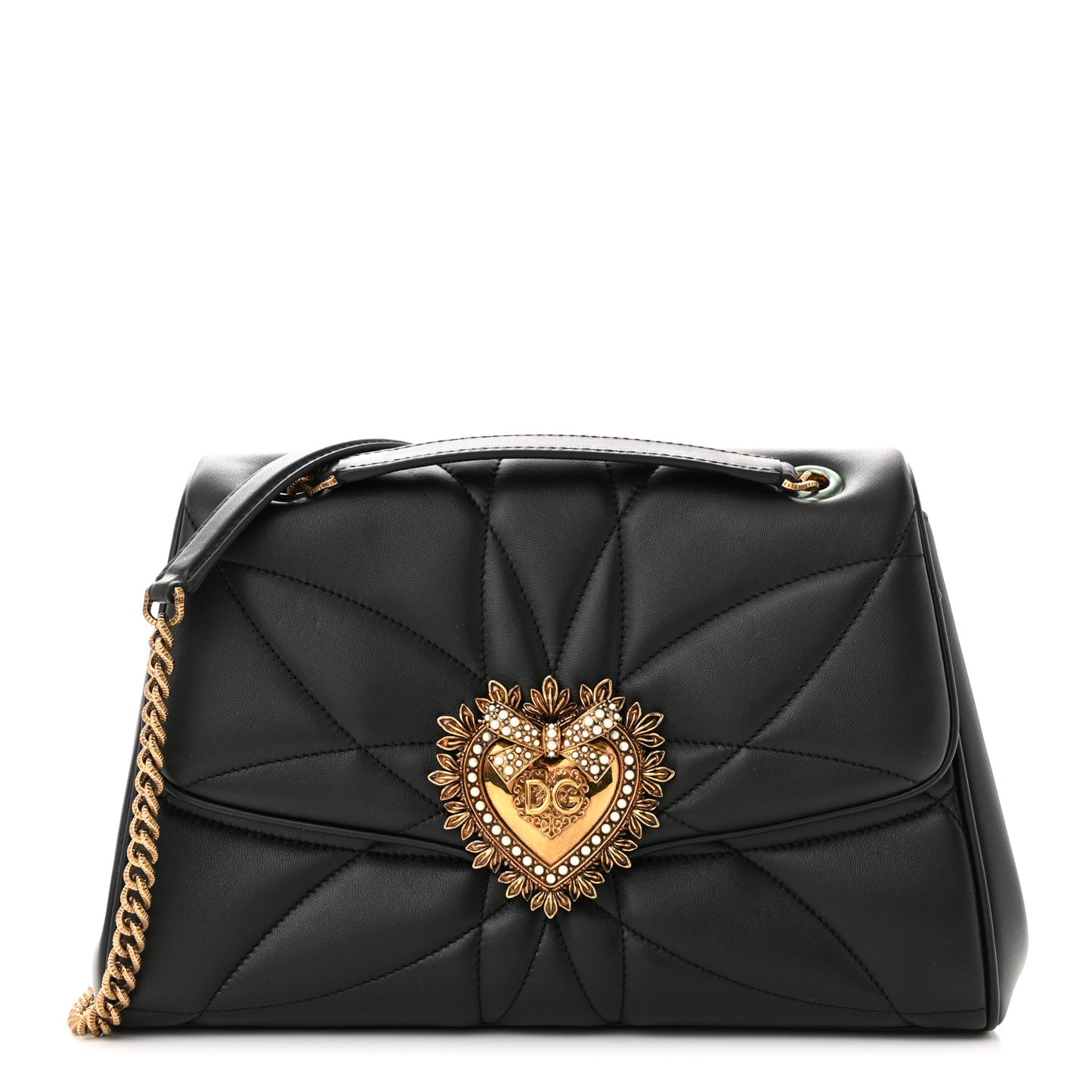 Nappa Quilted Devotion Bag Black
