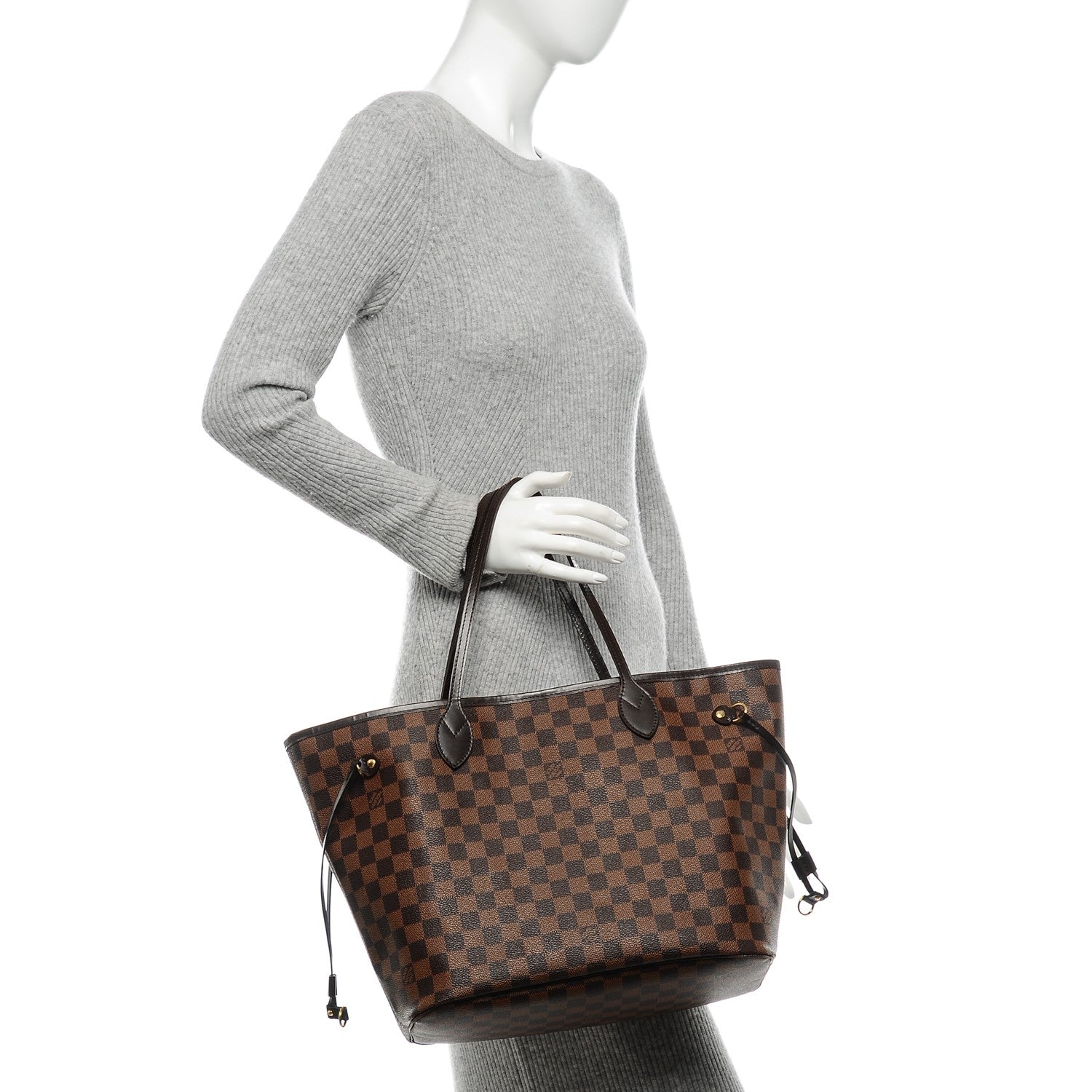 Louis Vuitton Damier Ebene Neverfull MM 2 of 7