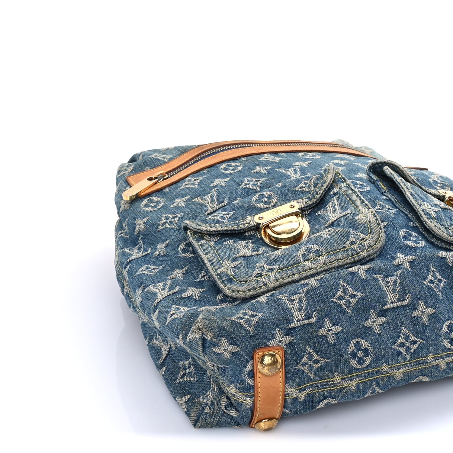 Louis Vuitton Denim Baggy GM Blue 7 of 7