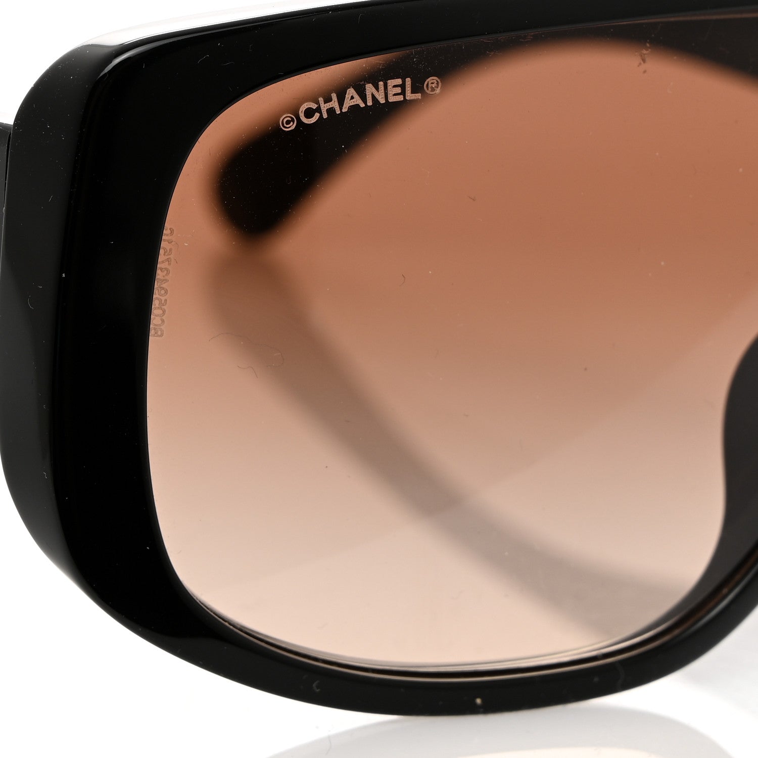 Chanel Acetate Shield Sunglasses 5495 Black 7 of 8