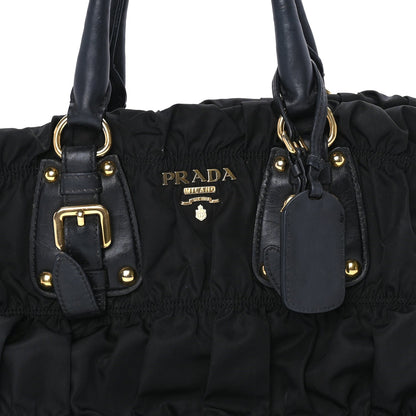 Prada Tessuto Nylon Gaufre Tote Black 6 of 7