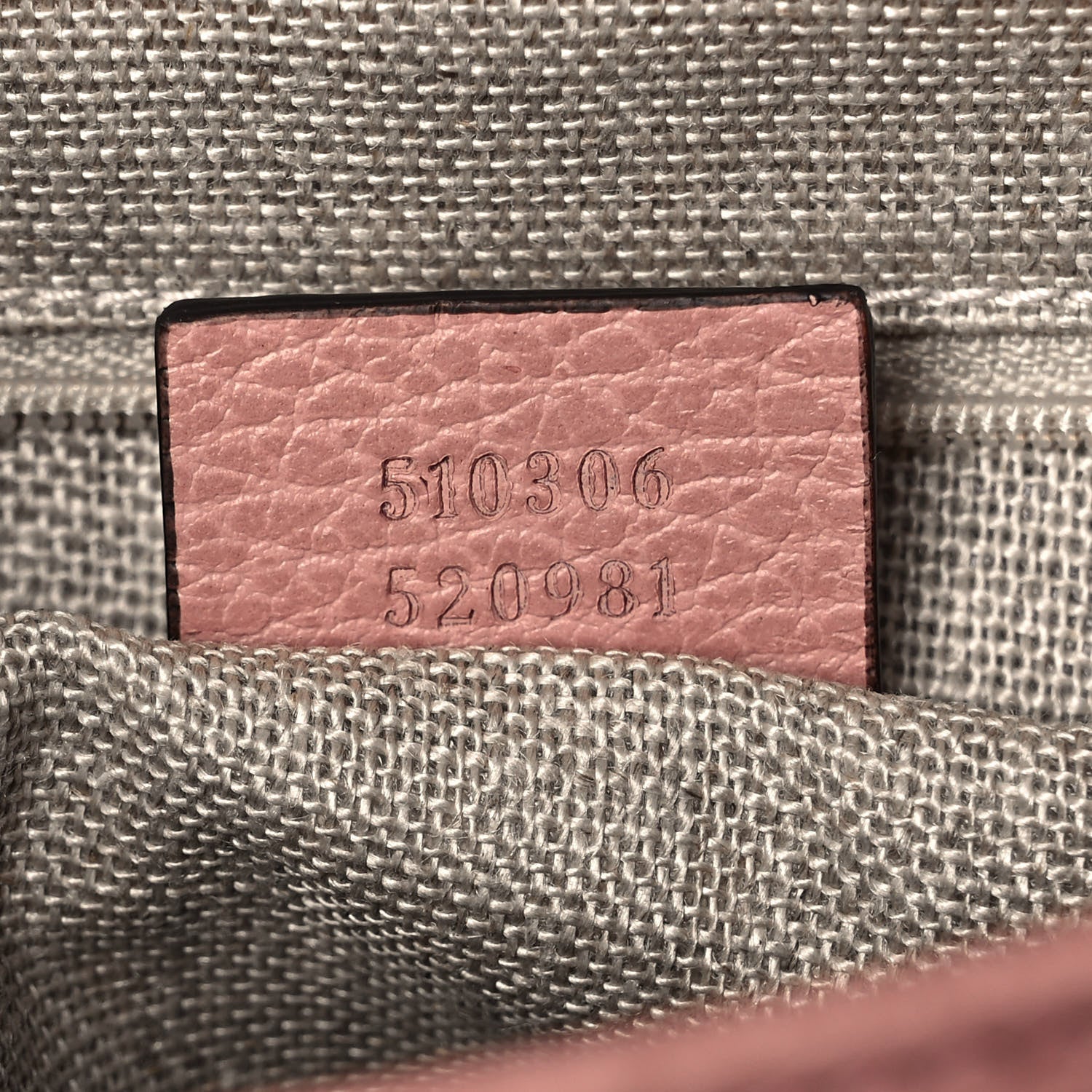 Gucci Dollar Calfskin Medium Interlocking G Top Handle Shoulder Bag Soft Pink 6 of 8