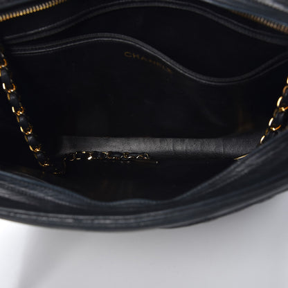 Chanel Lambskin Quilted Shoulder Bag Black 5 of 9